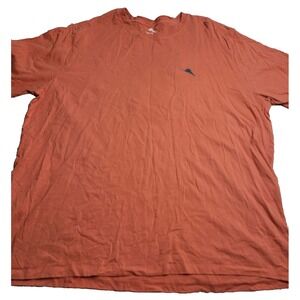 Tommy Bahama‎ "Air Guitar" Orange Short Sleeve T-Shirt Men's 3XL